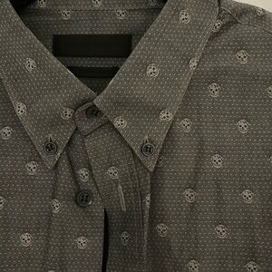 Alexander McQueen Men Short sleeve skull button down